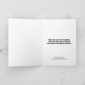 Dill‑ightful Christmas Pickle with Santa Hat Feestdagen Kaart (Binnen)