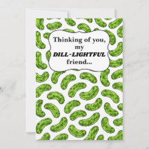 Dill-ightful Vriend Denk Aan Jou Kaart