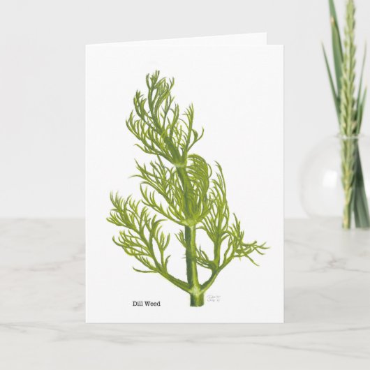 Dill Kunst Bedankkaart (Voorkant)