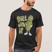 Dill met het grappige kaartje t-shirt (Voorkant)