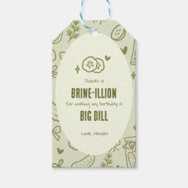 Dill Pickle Bedankingscadeau Favor Tags Cadeaulabel