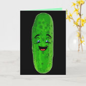 DILL PICKLE BIG DILL BIRTHDAY FUNNY KAARTEN (Gele Bloem)