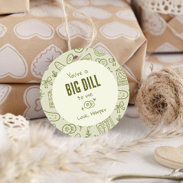 Dill Pickle Favor Gift Tags Bedankjes Labels