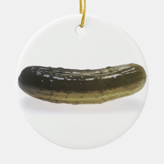 Dill Pickle Keramisch Ornament (Voorkant)