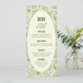 Dill Pickle Menu Kaart (Staand voorkant)