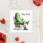 Dill Pickle met Blijf een tijdje Tekst Servet (Insitu)