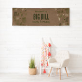 Dill Pickle Nep-banner voor verjaardag Spandoek (Insitu)