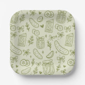Dill Pickle Papieren Bord (Voorkant)