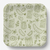 Dill Pickle Papieren Bord (Voorkant)