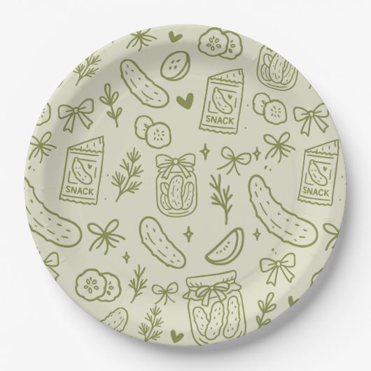 Dill Pickle Papieren Bord (Voorkant)