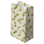 Dill Pickle Pattern Klein Cadeauzakje (Achterkant Gekanteld)
