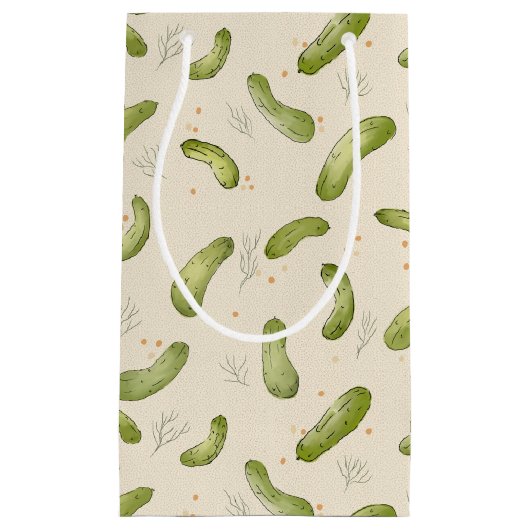 Dill Pickle Pattern Klein Cadeauzakje (Voorkant)