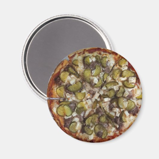 Dill Pickle Pizza Magneet (Voorkant / Achterkant)