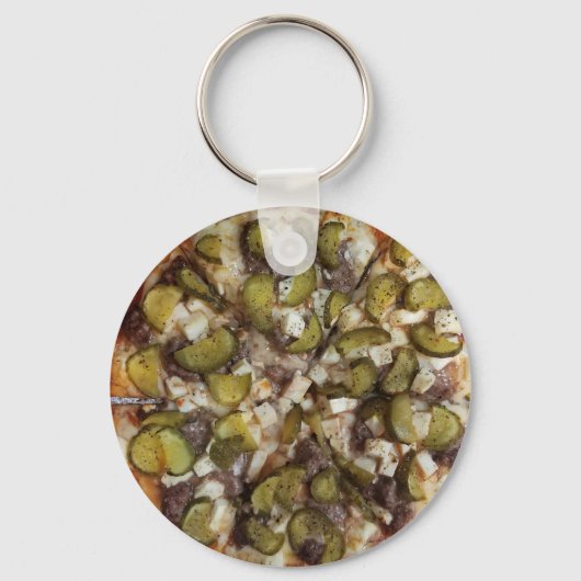 Dill Pickle Pizza Sleutelhanger (Voorkant)