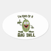 Dill Pickle Pun - Grappige Stickers (Voorkant)