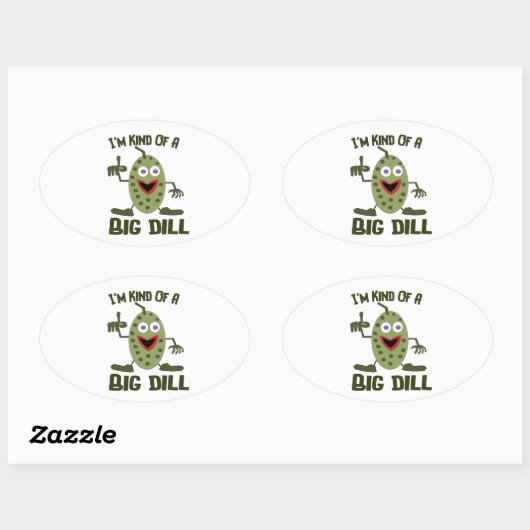 Dill Pickle Pun - Grappige Stickers (Vel)