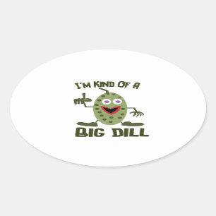 Dill Pickle Pun - Grappige Stickers
