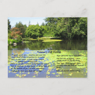 Dill Pickle Recipe Briefkaart
