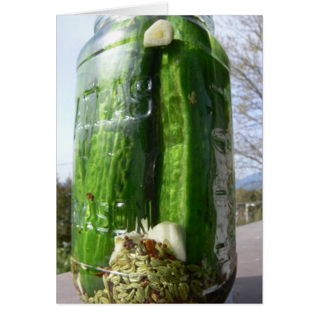 Dill Pickle Recipe Card (Voorkant)