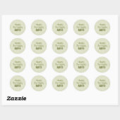 Dill Pickle Stickers Cupcake Toppers (Vel)