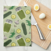 Dill Pickle Theedoek (Quarter Fold)