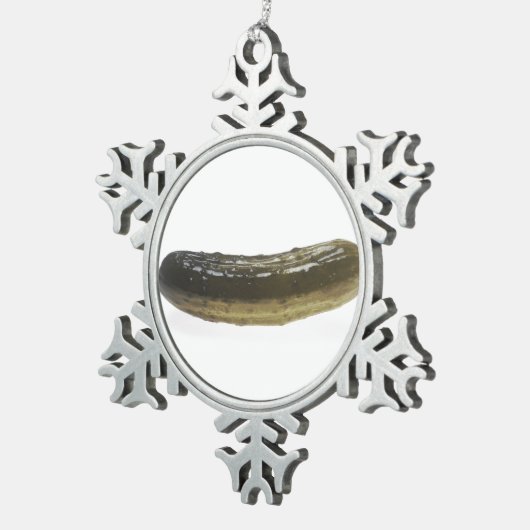 Dill Pickle Tin Sneeuwvlok Ornament (Rechts)