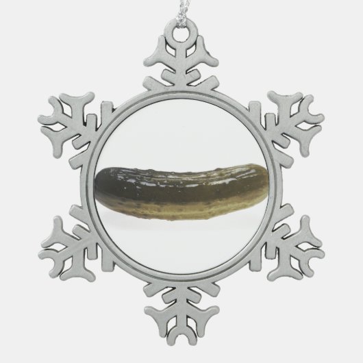 Dill Pickle Tin Sneeuwvlok Ornament (Voorkant)