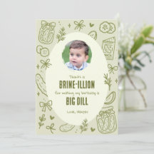 Dill Pickle Verjaardag Bedankt Foto Kaart