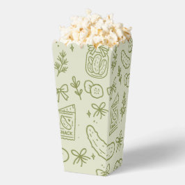 Dill Pickle Verjaardag Popcorn Dozen Bedankdoosjes