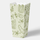 Dill Pickle Verjaardag Popcorn Dozen Bedankdoosjes (Voorkant)