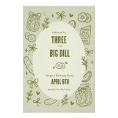 Dill Pickle Verjaardagsposter Perfect Poster (Voorkant)