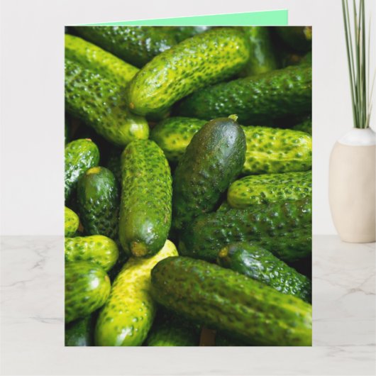 DILL PICKLES BIG DILL BIRTHDAY FUNNY CARD KAART (Voorkant)
