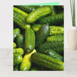 DILL PICKLES BIG DILL BIRTHDAY FUNNY CARD KAART