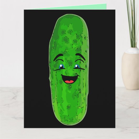 DILL PICKLES BIG DILL BIRTHDAY FUNNY OVERZICHT KAART (Voorkant)
