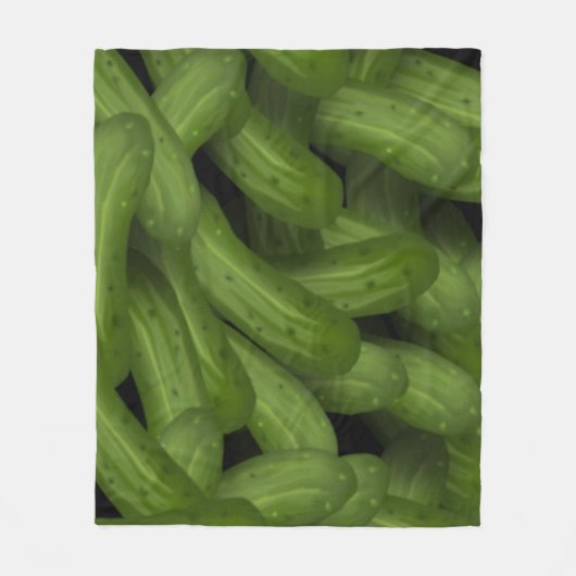 Dill Pickles Fleece Blanket Deken (Voorkant)