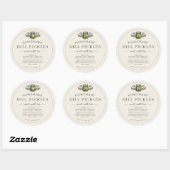 Dill Pickles Inmaakpot Label (Vel)