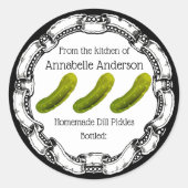 Dill Pickles Label personaliseren (Voorkant)