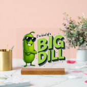 Dill Pickles Lovers Gift - Grappige Cartoon Design Acryl Bord (Huwelijk)