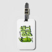 Dill Pickles Lovers Gift - Grappige Cartoon Design Bagagelabel (Voorkant (verticaal))