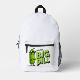 Dill Pickles Lovers Gift - Grappige Cartoon Design Bedrukte Rugzak