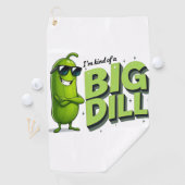 Dill Pickles Lovers Gift - Grappige Cartoon Design Golfhanddoek (Insitu)