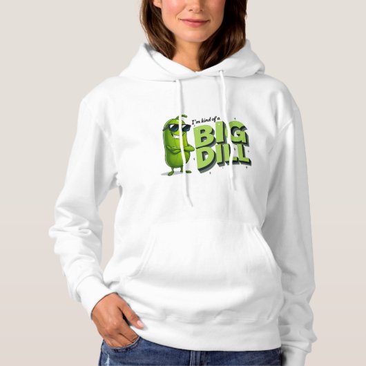 Dill Pickles Lovers Gift - Grappige Cartoon Design Hoodie (Voorkant)