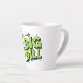 Dill Pickles Lovers Gift - Grappige Cartoon Design Latte Mok (Rechterhoek)
