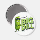 Dill Pickles Lovers Gift - Grappige Cartoon Design Magneet (Voorkant / Achterkant)