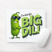 Dill Pickles Lovers Gift - Grappige Cartoon Design Muismat (Met muis)