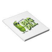 Dill Pickles Lovers Gift - Grappige Cartoon Design Notitieblok (Schuin)