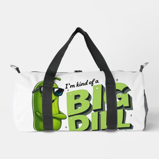 Dill Pickles Lovers Gift - Grappige Cartoon Design Plunjezak (Voorkant)