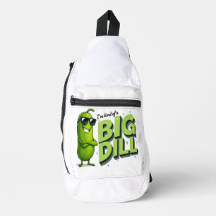 Dill Pickles Lovers Gift - Grappige Cartoon Design Sling Bag