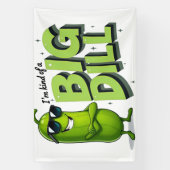Dill Pickles Lovers Gift - Grappige Cartoon Design Spandoek (Verticaal)