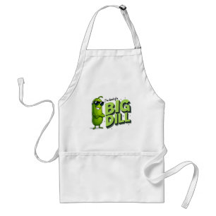 Dill Pickles Lovers Gift - Grappige Cartoon Design Standaard Schort